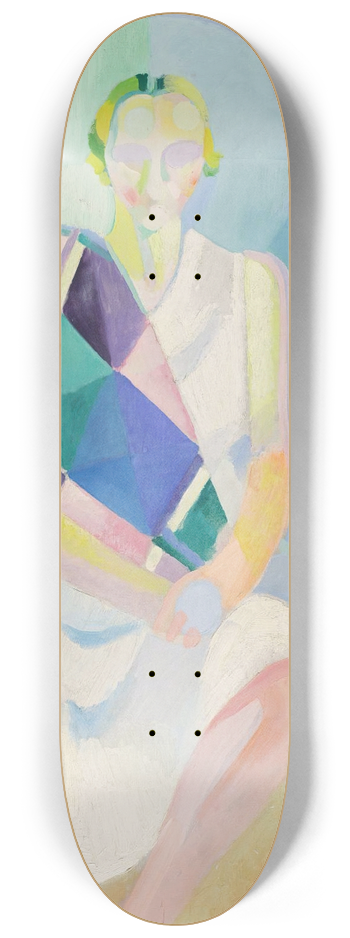 Robert Delaunay - Portrait de Madame Heim 8.25 inch art skate deck