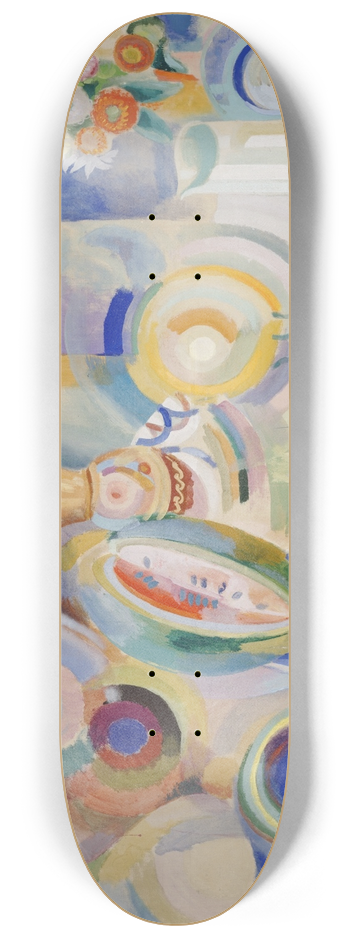Robert Delaunay - Portuguese Still Life 8.25 inch art skate deck