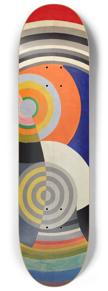 Robert Delaunay - Rythme n2 8.25 inch art skate deck