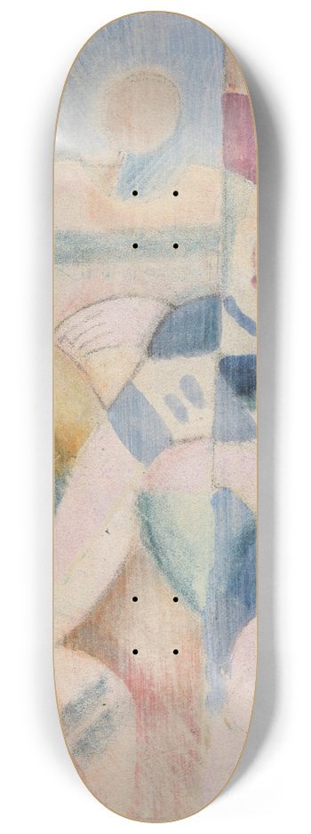 Robert Delaunay - tude pour Les Coureurs 8.25 inch art skate deck