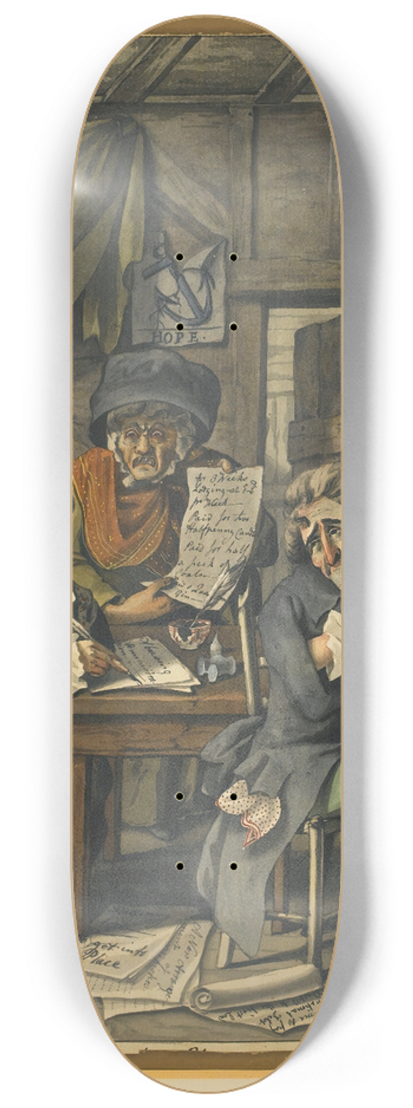 Robert Dighton - Out Of Place 8.25 inch art skate deck