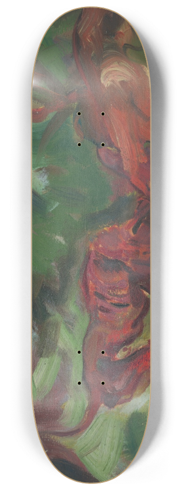 Arnold Peter Weisz-Kubnan - Dogs Fighting 8.25 inch art skate deck