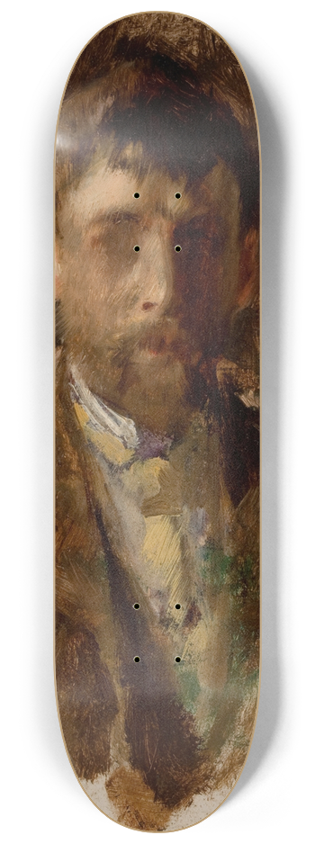 Robert Frederick Blum - Self-Portrait 8.25 inch art skate deck