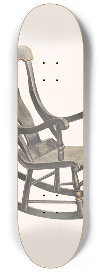 Robert Gilson - Rocking Chair (Square Back) 8.25 inch art skate deck