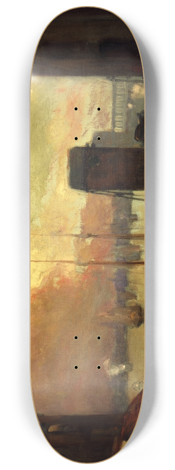 Robert Henri - Cumulus Clouds, East River 8.25 inch art skate deck