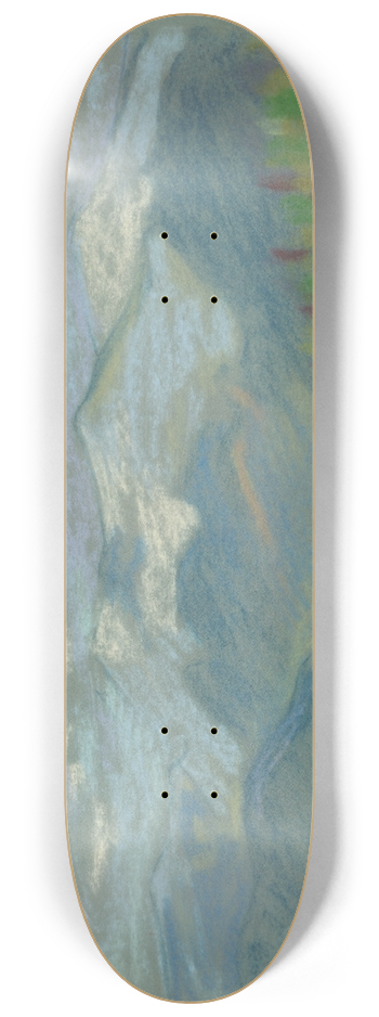 Arnold Peter Weisz-Kubnan - Hilly Landscape 8.25 inch art skate deck