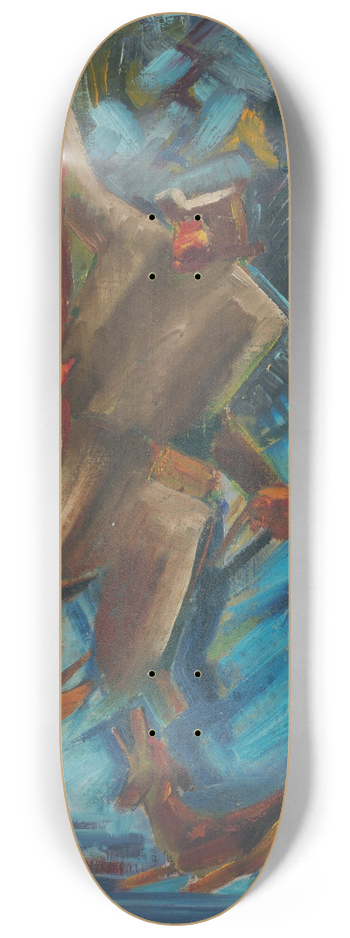 Arnold Peter Weisz-Kubnan - Hunter with a Fox in His Hand 8.25 inch art skate deck