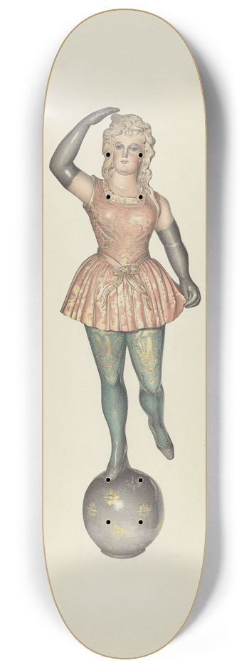 Robert Pohle - Carousel Calliope Figure 8.25 inch art skate deck