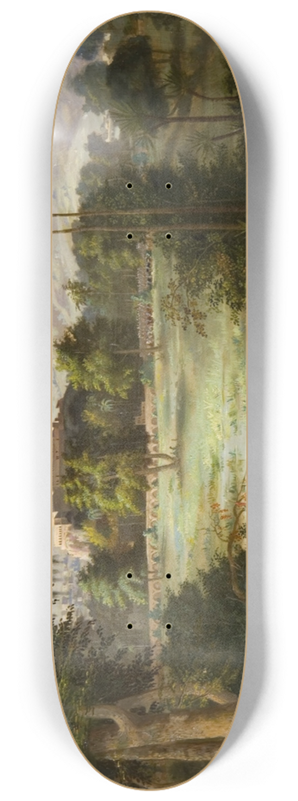 Robert S. Duncanson - Chapultpec Castle 8.25 inch art skate deck