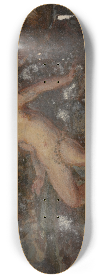 Robert Smirke - Figure Study of a Nude Woman in a Wooded Landscape 8.25 inch art skate deck