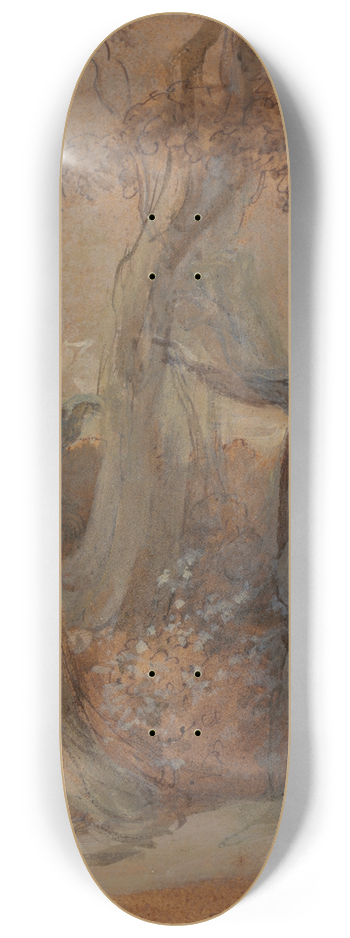 Robert Smirke - Malvolio abusing Maria, Fabian and Sir Toby 8.25 inch art skate deck