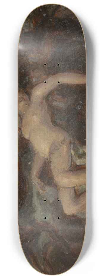 Robert Smirke - Woman Sleeping in the Nude in a Wooded Landscape 8.25 inch art skate deck