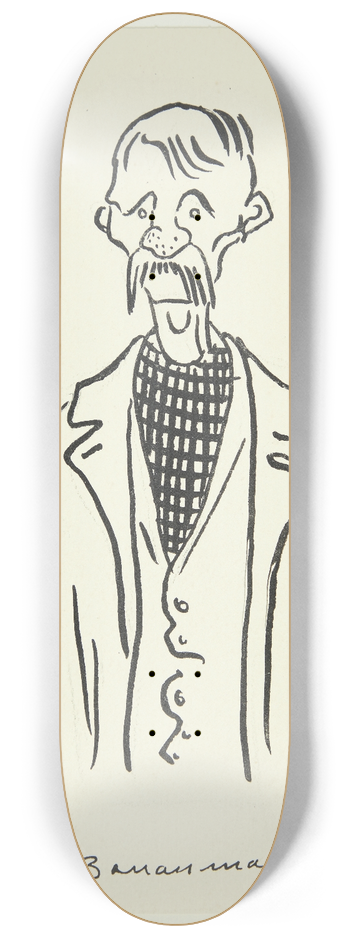 Robert Storm Petersen - Bananmand 8.25 inch art skate deck