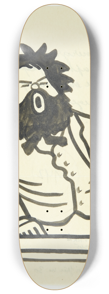 Robert Storm Petersen - Blad til Dagens flue 8.25 inch art skate deck
