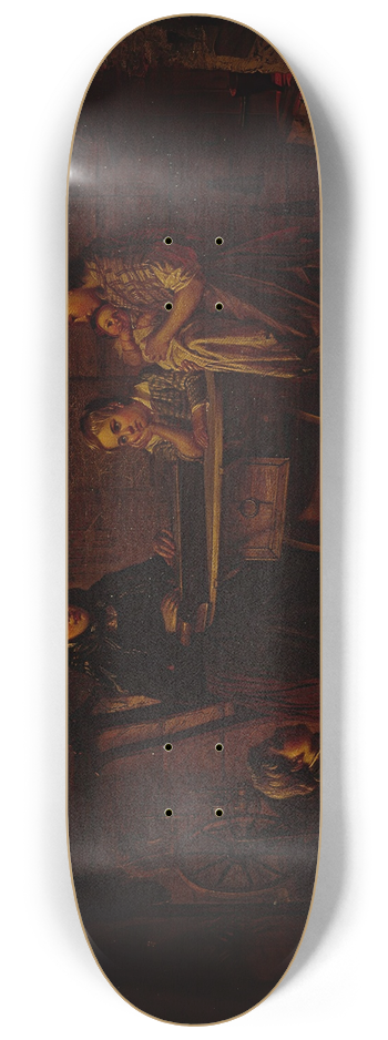 Robert Wilhelm Ekman - Kreeta Haapasalo Playing The Kantele 8.25 inch art skate deck