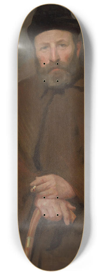 Robert William Vonnoh - Portrait of Arthur Joseph Heseltine 8.25 inch art skate deck