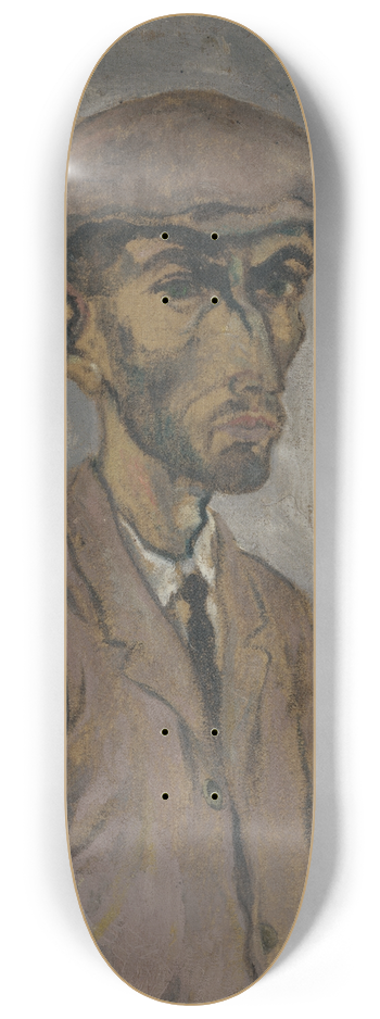 Arnold Peter Weisz-Kubnan - Self-Portrait 8.25 inch art skate deck