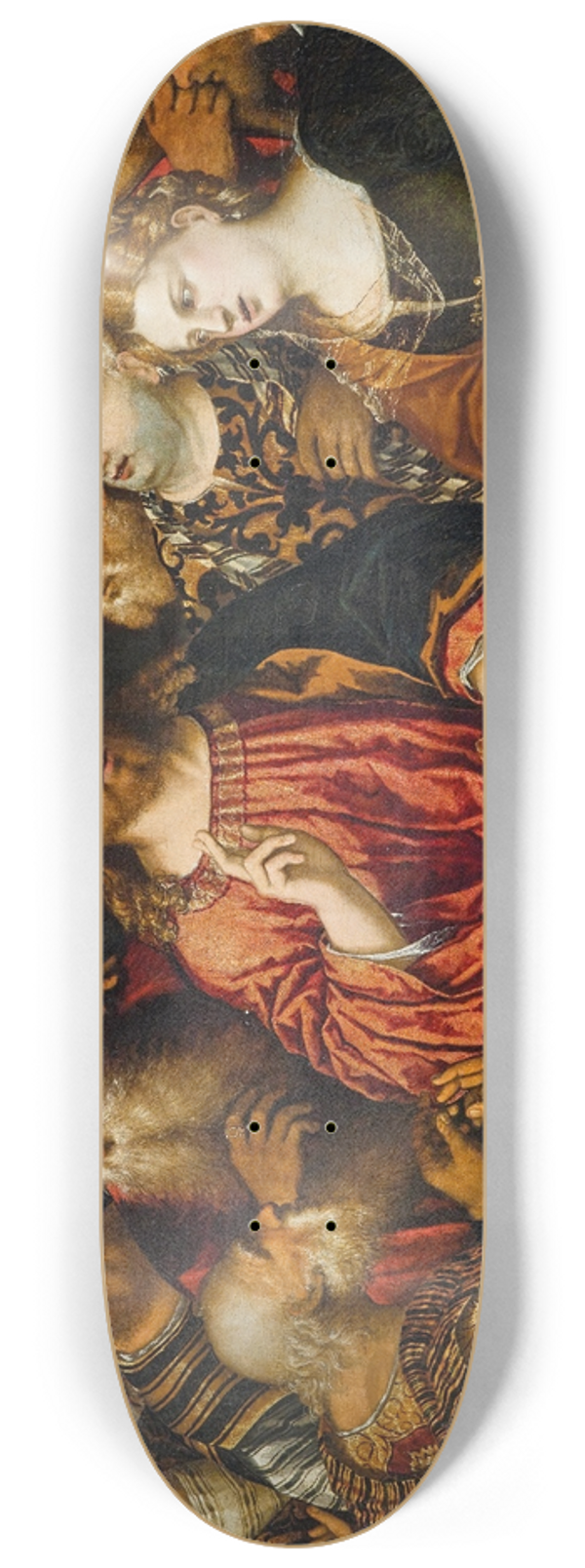 Rocco Marconi - Christ and the Adultress 8.25 inch art skate deck