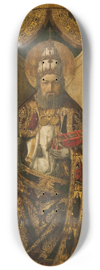 Rodrigo de Osona - Saint Peter Enthroned 8.25 inch art skate deck