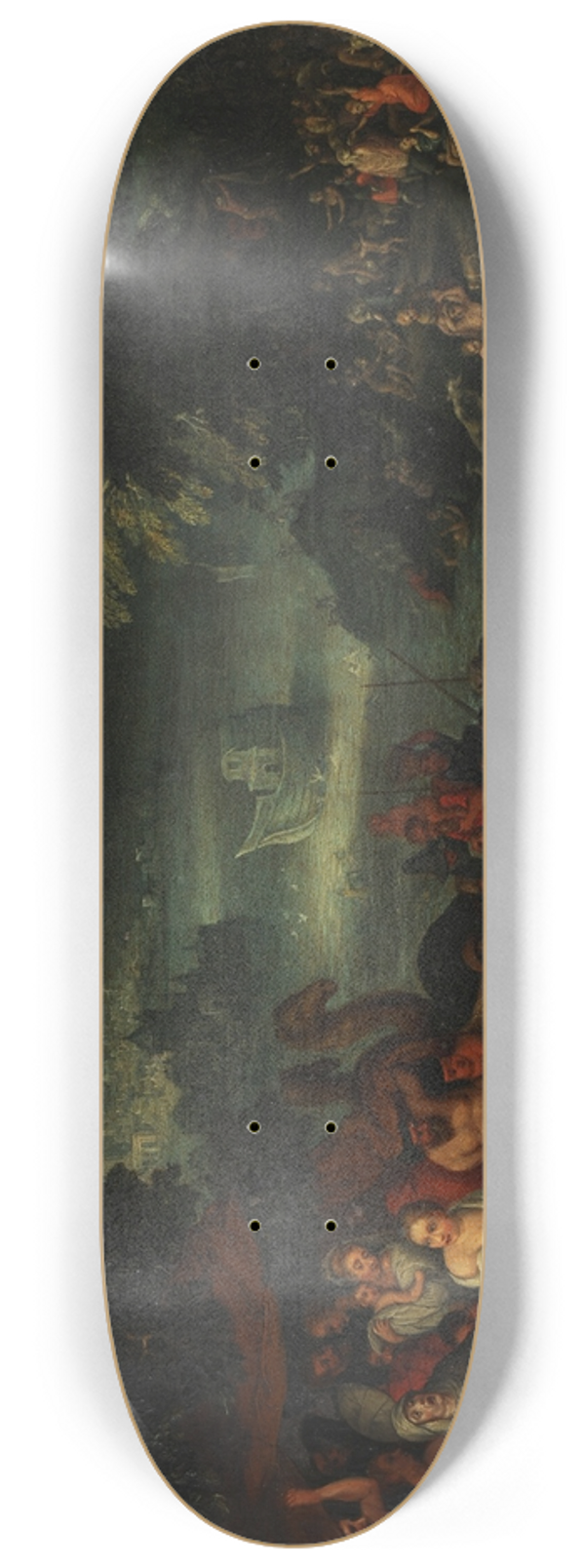 Roelant Savery - Le Dluge 8.25 inch art skate deck