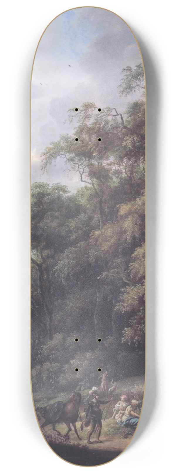 Roelof Jansz. van Vries - Boslandschap met Erminia bij de herders 8.25 inch art skate deck
