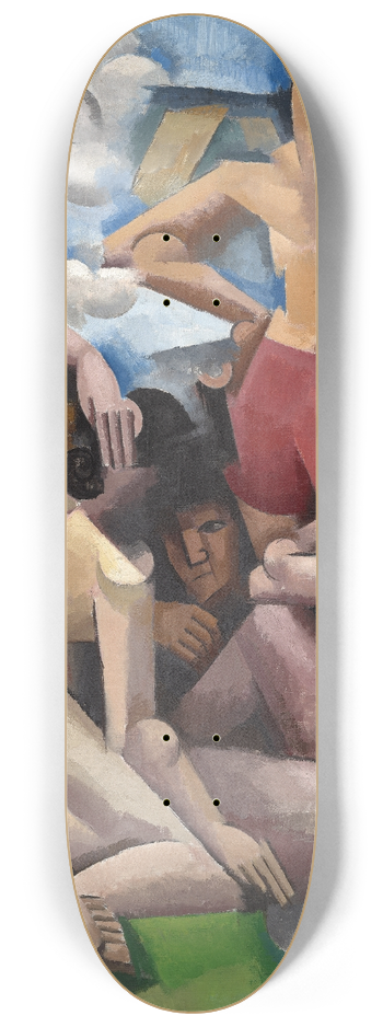 Roger de La Fresnaye - The Bathers 8.25 inch art skate deck