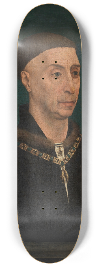Rogier van der Weyden - Philip the Good 8.25 inch art skate deck