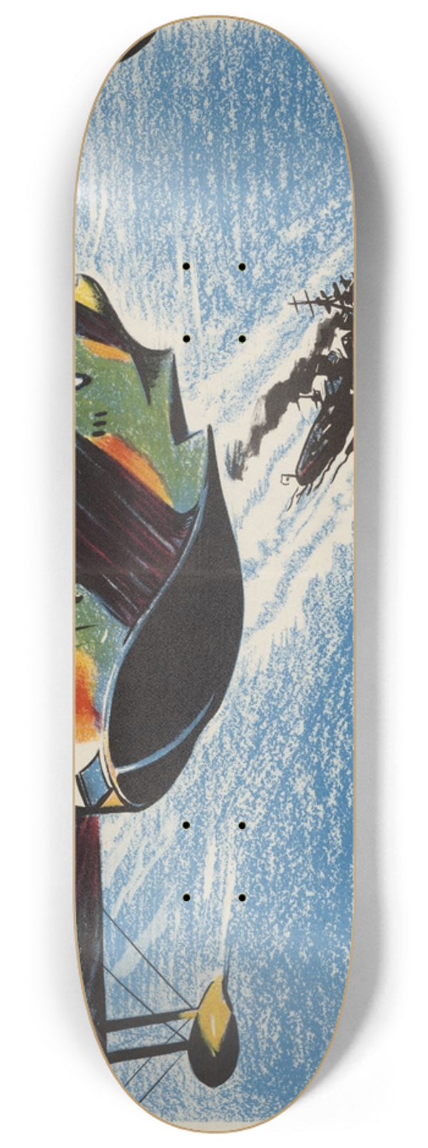 Roland Davies - A British Short Sunderland Flying Boat Patrolling the Sea Lanes 8.25 inch art skate deck