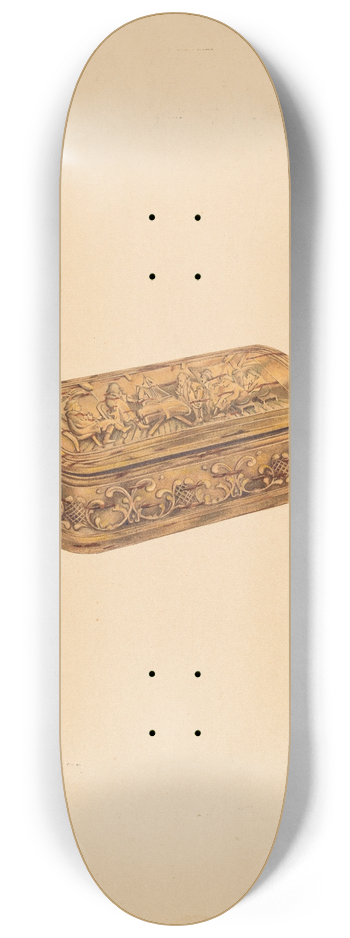 Rolland Ayres - Carved Storage or Pin Box 8.25 inch art skate deck