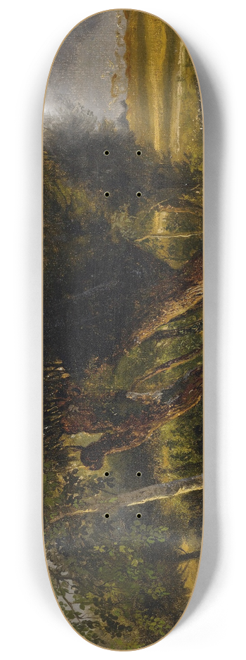 Rosa Bonheur - Bouquets DArbres Dans La Prairie 8.25 inch art skate deck