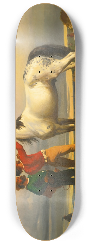 Rosa Bonheur - The Grey Horse (At The Horse Fair) 8.25 inch art skate deck