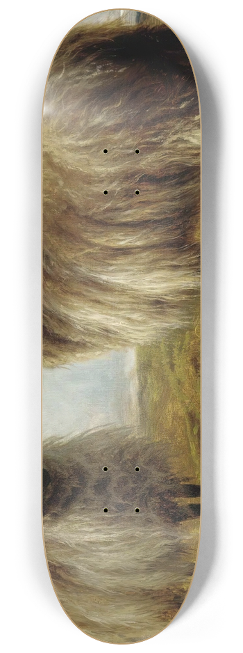 Rosa Bonheur - Two Rams In A Landscape 8.25 inch art skate deck