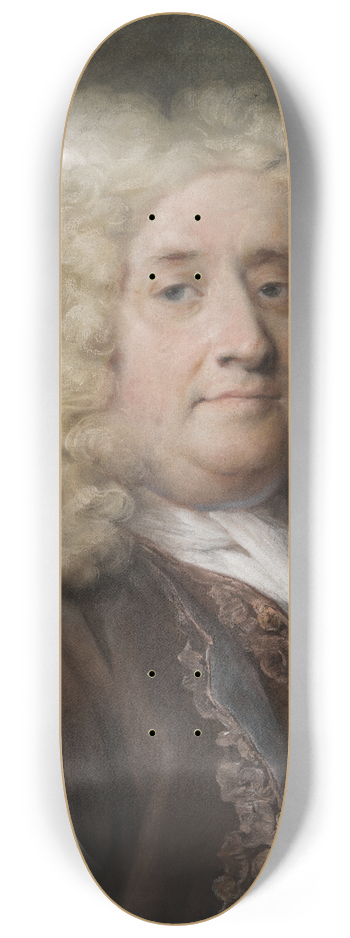 Rosalba Carriera - Portrait of a nobleman. 8.25 inch art skate deck