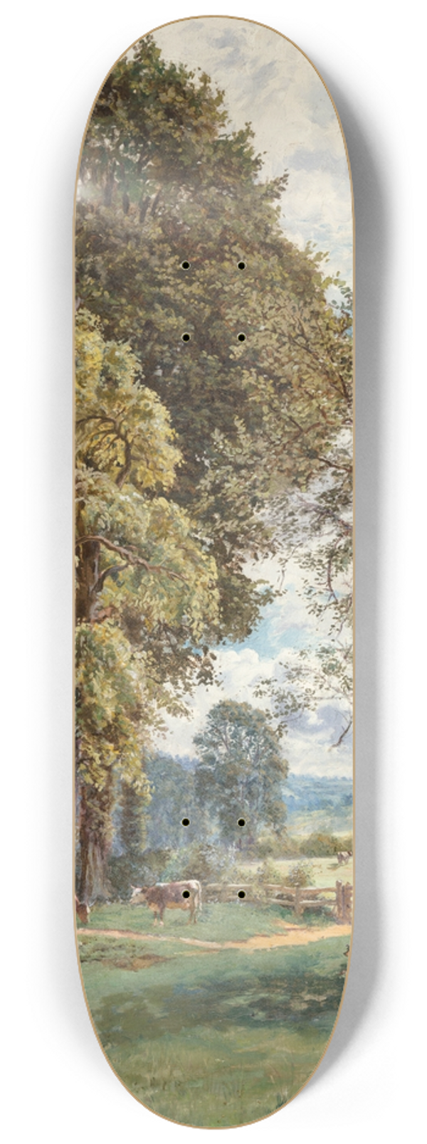 Rose Emily Stanton - Contemplation 8.25 inch art skate deck