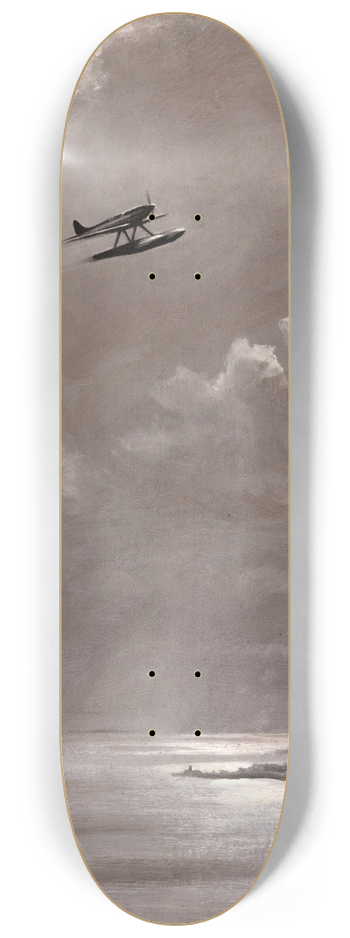 Roy Nockolds - Seascape [Schneider Trophy aircraft] 8.25 inch art skate deck