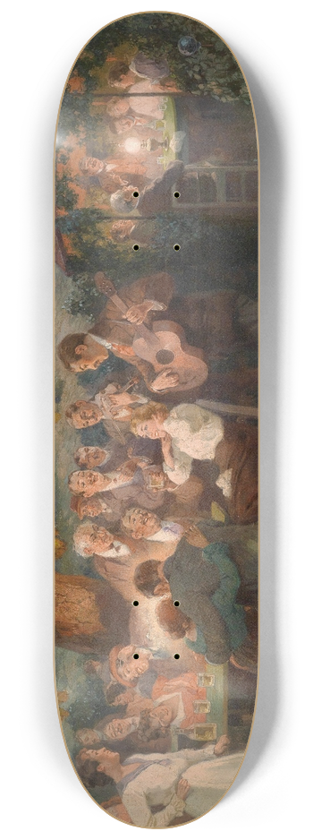 Rudolf Alfred Hger - Beim Heurigen 8.25 inch art skate deck