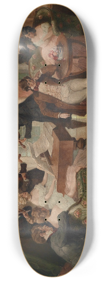 Rudolf Alfred Hger - Hausmusik 8.25 inch art skate deck