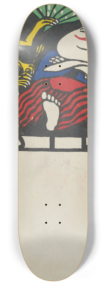 Rudolf Kalvach - Idyll (Idill) 8.25 inch art skate deck