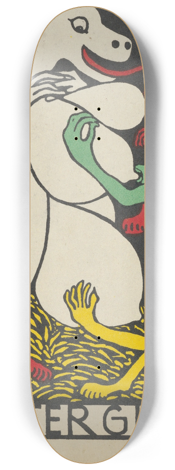 Rudolf Kalvach - Joys of Motherhood (Mutter Glck) 8.25 inch art skate deck