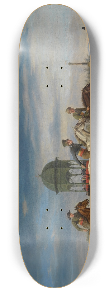 Rudolf Kuntz - Ein Pferderennen 8.25 inch art skate deck