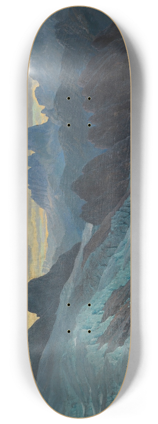 Rudolf Reschreiter - In den Dolomiten 8.25 inch art skate deck