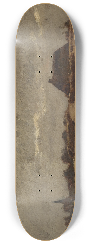 Rudolf Ribarz - Abendstimmung in Westerland 8.25 inch art skate deck