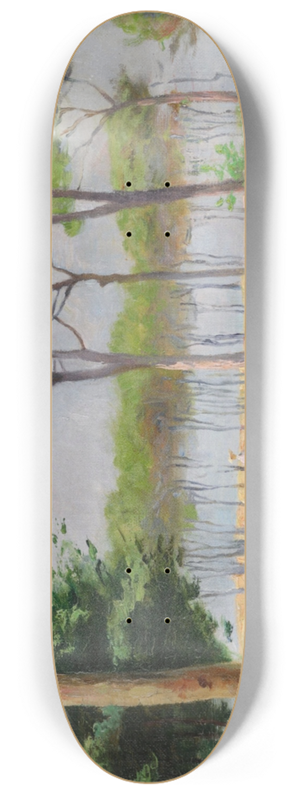 Rudolf Ribarz - Spaziergang im Pinienhain 8.25 inch art skate deck