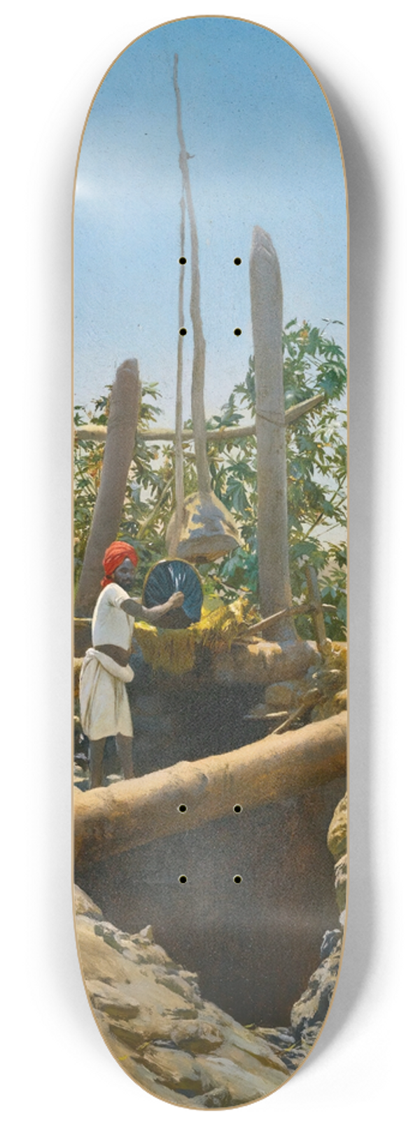 Rudolf Swoboda - In Nubia 8.25 inch art skate deck