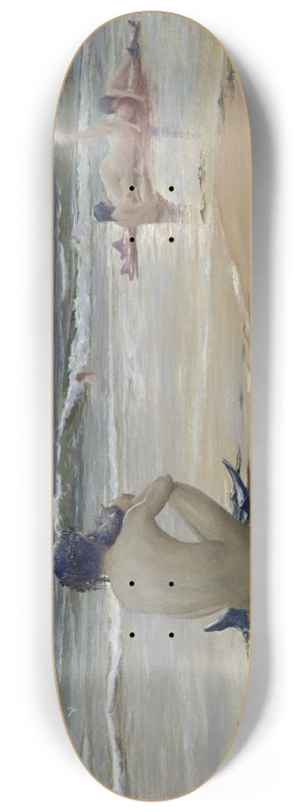 Rupert Bunny - Sea Idyll 8.25 inch art skate deck