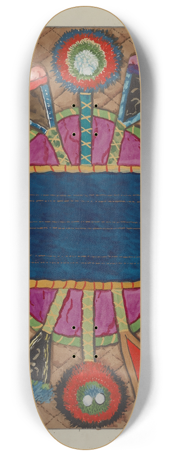 Ruth M. Barnes - Coverlet (Applique Quilt) 8.25 inch art skate deck