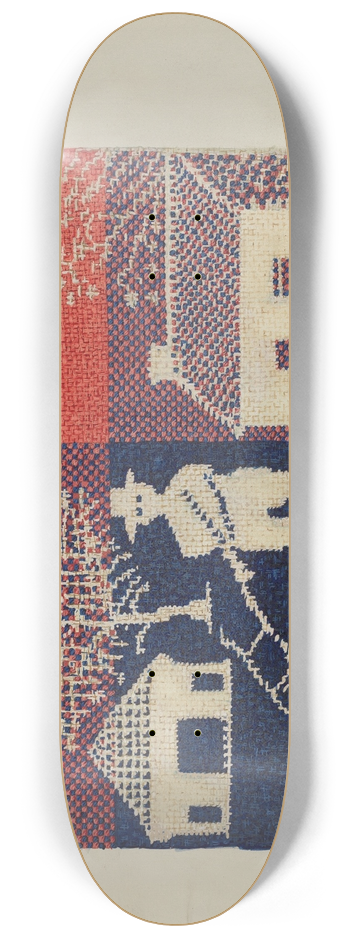 Ruth M. Barnes - Coverlet Detail 8.25 inch art skate deck