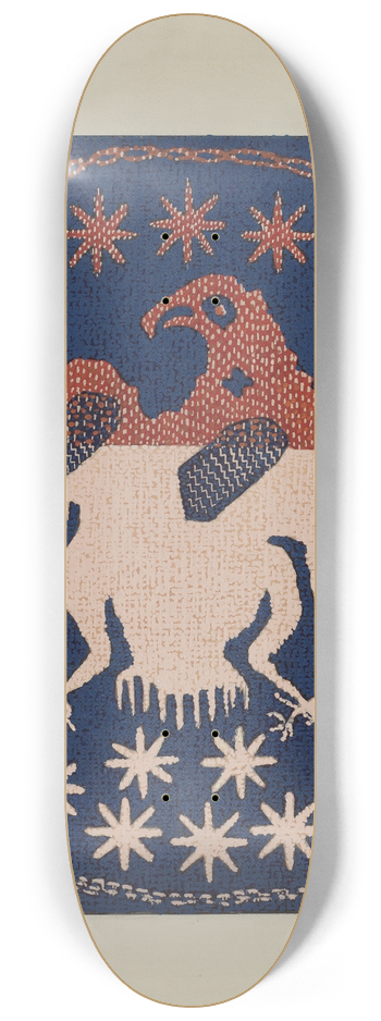Ruth M. Barnes - Historic Coverlet 8.25 inch art skate deck