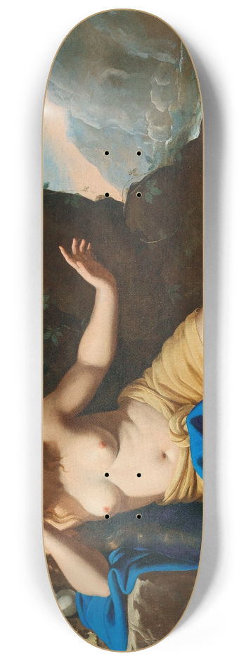 Artemisia Gentileschi - Mary Magdalene In Ecstasy Ii 8.25 inch art skate deck