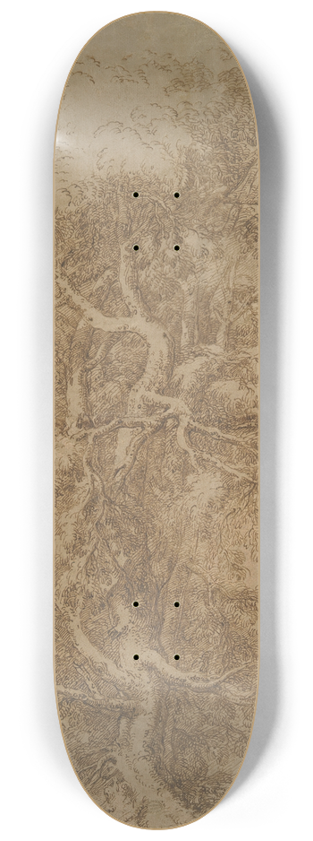 Salvator Rosa - A Large Tree 8.25 inch art skate deck
